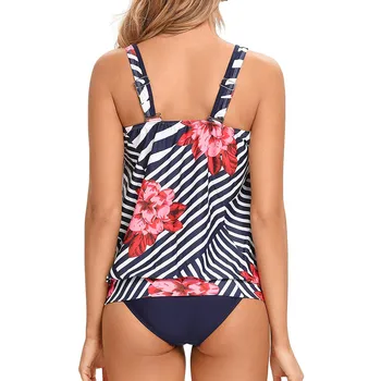 Moterų maudymosi Kostiumėliai, 2021 Seksualus Bikini Push Up Tankini Aukšto Juosmens maudymosi kostiumėlį Pilvą Kontrolės Viršuje Šortai Su Dviejų dalių Maudymosi Kostiumas, Paplūdimio