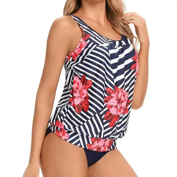 Moterų maudymosi Kostiumėliai, 2021 Seksualus Bikini Push Up Tankini Aukšto Juosmens maudymosi kostiumėlį Pilvą Kontrolės Viršuje Šortai Su Dviejų dalių Maudymosi Kostiumas, Paplūdimio