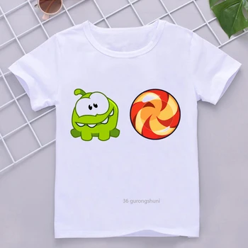 Įdomu Saldainis Gyvūnų Animacinių filmų Spausdinimo Naujų Vaikinų T-shirt Vaikų Marškinėliai Vasaros Viršūnes Mielas Grafinis Merginos Harajuku T Shirts