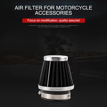 Motociklo Piltuvą Oro Filtras Metalinis Spaustukas-dėl Pertvarkymo Įsiurbimo Filtras Apvalus Kūginiai Oro Filtrai Tinklelio Filtras Grybo Galva 42mm 50mm