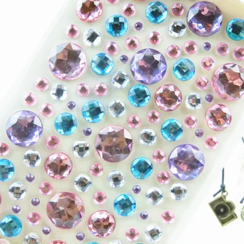 3D Vaikų Perlas Lipdukai diamond Lipdukas Akrilo Kristalų lipduką 
