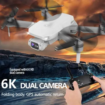 2021 Naujas CS003 Rc Drone Gps 5G Wifi FPV Dron Brushless Variklio Padėties nustatymo Optinio Srauto Dual Camera 6K HD Sulankstomas Quadrocopter