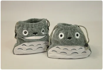 18cm Mielas Animacinių filmų Cosplay Totoro Minkštas Pliušinis Raišteliu Krepšiai Atsitiktinis Mini Kids Kortelės Turėtojas Saugojimo Mobiliojo Telefono Pakuotės Šiukšlių Maišelis