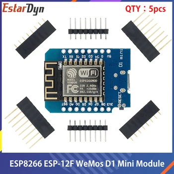 5vnt ESP8266 ESP-12 ESP-12F CH340G CH340 V2 USB WeMos D1 Mini WIFI Plėtros Taryba D1 Mini NodeMCU Lžūu DI Valdybos 3.3 V