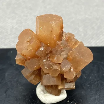 Gamtos laranja aragonitas quartzo cristal áspero pedra grupių nefelinas espécime cura pedras naturais e minerais s57#