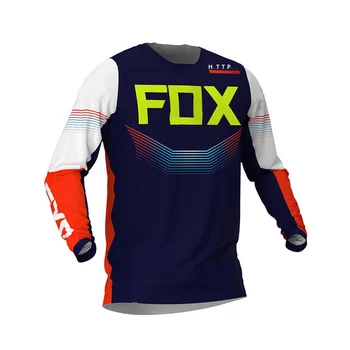 2020 m. dviračių megztiniai motokroso, bmx lenktynių t-shirt kalnų dh trumpas rankovės dviračių drabužius mx vasaros moto fox mtb jersey lokomotyvas