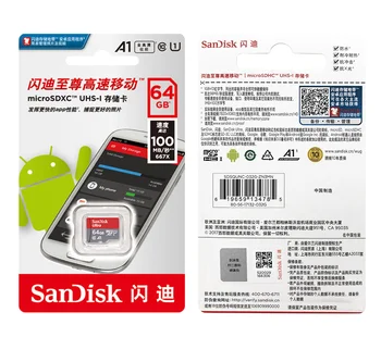 Sandisk Ultra Micro SD 128 GB 32GB 64GB 256 GB 16GB Micro SD Kortelė SD/TF Flash Kortelės Atminties Kortelė 32 64 128 gb 