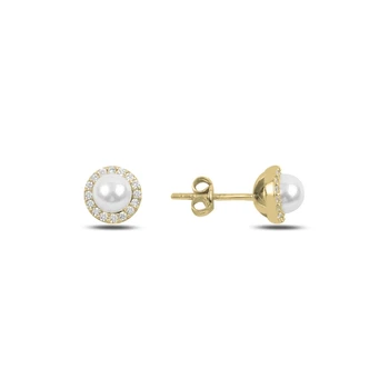 925 Sterlingas Sidabro, Paauksuoti Auskarai Fine Jewelry Išskirtinis Ir Aukštos Kokybės Elegancija Produkto Dovanų Mados 2021
