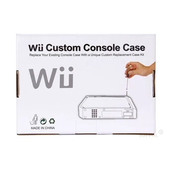 Su Mažmeninės Pakuotės Padengti Būsto Atveju Nintendo Wii Konsolės Pakeisti Būsto Apvalkalas su visos Mažmeninės Dalys Dropshipping