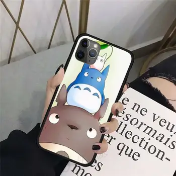 Spirited Away Totoro Ghibli Miyazaki Anime Telefono dėklas Skirtas iphone 8 11 12 Redmi pastaba 8 9 s huawei p 30 pro lite plius padengti