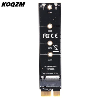 PCIE į M2 Adapteris NVMe SSD M2 PCIE X1 Pjesė PCI-E PCI Express M Rakto Jungtį, Palaiko 2230 2242 2260 2280 2 M. SSD Visu Greičiu