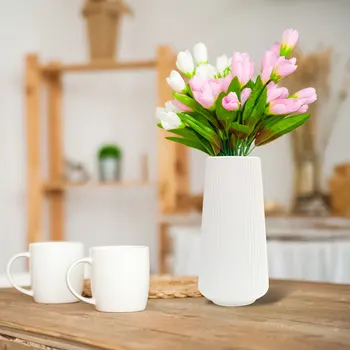 Vazonas Gėlių Krepšelis Plastikinė Vaza, Vazonas Butelis Išdėstymas, Konteinerių Šiaurės Dekoratyviniai Plastiko Vaza Namų Puošybai 2021