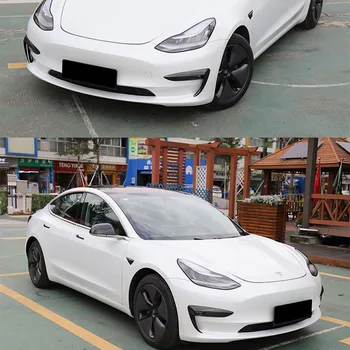 Automobilių Priedai, Išoriniai Modifikacija Tesla Model 3 Priekinis Žibintas Antakių Apdaila, Automobilių Optikos Priekinių Žibintų Apsauginis Dangtelis