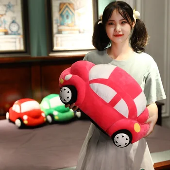 30cm-60cm Mielas Vaikams Automobilių Modelį Minkšti Pliušiniai Žaislai Vaikams, Vaikų Berniukų Kawaii Automobilio Formos Pagalvėlės, Pagalvės Gimtadienio Dovanos