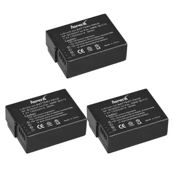 3Pcs NT-BLC12 Baterija BLC12PP BLC12E BLC12 Baterijas Panasonic Lumix DMC-FZ200 DMC FZ200 G5 G6 GH2 BTC6 NT-BTC6 DMC-GH2