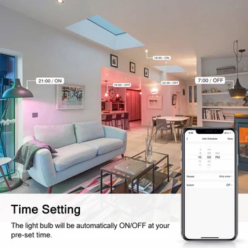 1-10VNT ZigBee Smart Gu10 LED Lemputė, Prožektorius tuya/smart gyvenimo APP 4W RGBCW Lempos Balso Kontrolės Dirbti su Alexa 