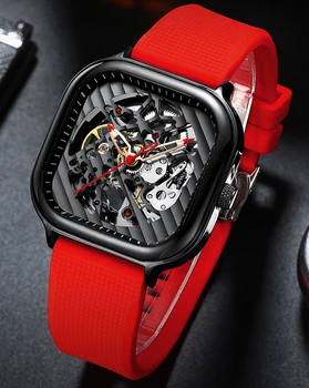 APNUONR Originalaus Dizaino vyriški Mechaninis laikrodis atsparus Vandeniui Atsitiktinis Verslo Milano Vyrų Laikrodis 2020 Naujas