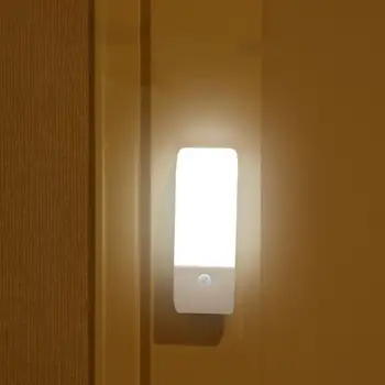 Mažas Naktį Šviesos diodų (LED) Kūrybos Kabinetas Šviesos Koridorius, Koridoriuje Šviesos Naktį Šviesos USB Keista Kūrybos Indukcijos Nakties L Naujas J5F0