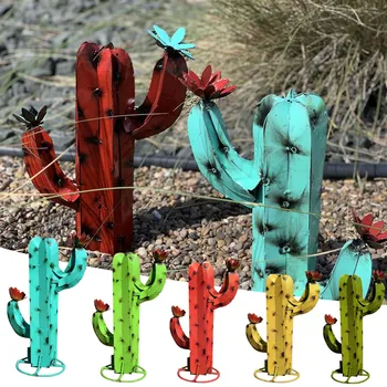 Kaktusų Sodo Skulptūros Meksikos Metalo Meno Metalo Kaktusas Skulptūrų Sodas Kieme Skulptūra Namų Kieme Dekoro Ir Namų Puošybos Ornamentais