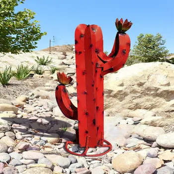 Kaktusų Sodo Skulptūros Meksikos Metalo Meno Metalo Kaktusas Skulptūrų Sodas Kieme Skulptūra Namų Kieme Dekoro Ir Namų Puošybos Ornamentais