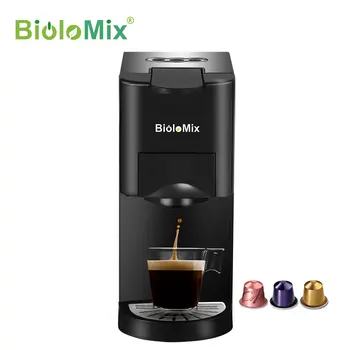 BioloMix 3 1Espresso Kavos Aparatas Kelias Kapsules, Kavos virimo aparatas Tinka Nespresso,Dolce Gusto Kavos Miltelių