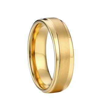 Originalus vakarų vėliau kaip paauksuoti žiedai be akmenų ąsias santuokos aljansų vestuvių pora žiedai vyrams ir moterims