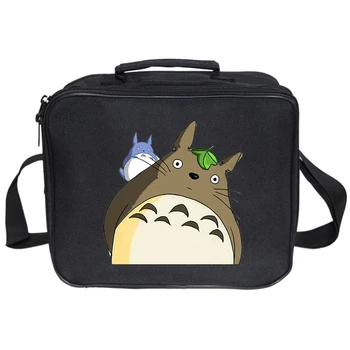 Anime Totoro Mielas Nešiojamų Pietūs Maišą Vandeniui Nešti Aušintuvas Rankinės, Izoliuoti Šilumos Maišelį Maisto Bento Dėklas Vakarienė Bakas