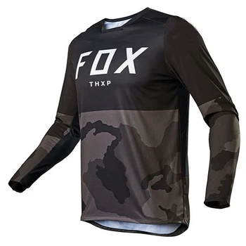 Kalnų Komanda pakalnę jersey Fox kalnų kalnų jersey, tinka kalnų, lygumų ir DH MX, dviračių džersis