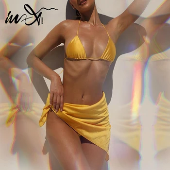 Be-X Kietas bikini 2021 Sijonai, maudymosi kostiumėlį moteris Trikampis micro moterų maudymosi kostiumėliai, Apynasrio maudymosi kostiumas Seksualus maudymosi kostiumas, paplūdimio drabužiai