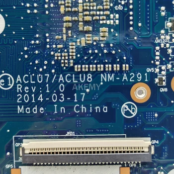 Išbandyta ACLU7 ACLU8 NM-A291 mainboard Lenovo Z50-75 G50-75 Nešiojamas KOMPIUTERIS motininė Plokštė FX-7500 PROCESORIUS