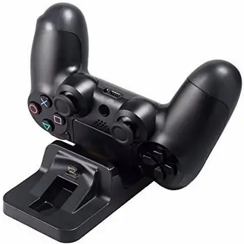 Sony PS4 USB Dual Įkrovimo Dokas Žaidimų Valdiklis Įkrovimo Stovas Laikiklis Play Station 4 Wireless Gamepad Controle Įkroviklis