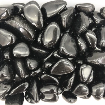 100g 20-30mm Didelis Dydis Natūralus Juodas Obsidianas Kvarco Kristalo Akmens, Poliruoto Pavyzdys Mineralų, Natūralių Akmenų ir Mineralų