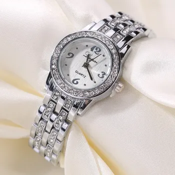 2021 Prabangos Žiūrėti Moterų Relogio Nerūdijantis Plienas Dial Femmes Montres Apyrankę Zegarek Damski Kvarco Reloj Mujer Laikrodžiai Часы