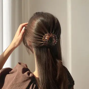 Naujas Mados Plastiko Derva, Moliūgų plaukai surišti į uodegą Kietas Mados Moterų Paukščių Plečia Kristalų Apdangalai, Plaukų Formavimo Priemonės