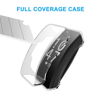 TPU Ekrano apsaugos Fitbit Inspire 2/Inspire HR Padengti, Visi Aplink Visiška Padengti Fitbit Įkvėpti