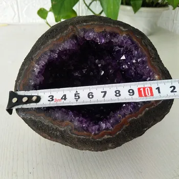 2986g Aukštos kokybės Urugvajus akmuo ametistas geode kvarco kristalų sankaupos namų dekoro ekranas amethyste pierre naturelle