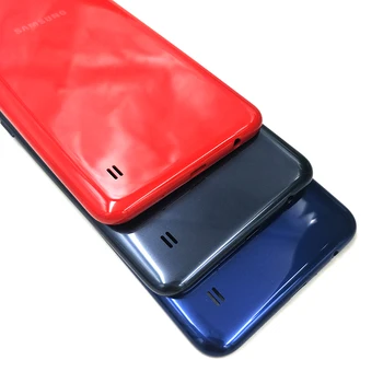 Originalaus Samsung Akumuliatoriaus Korpuso Dangčio Plastikinė Telefono Atgal Apsaugos atsarginės Dalys, Shell Galaxy A10 A105 A105F Su Logo