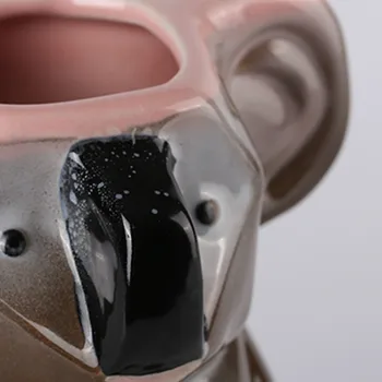 Kūrybos koala modeliavimo puodelis asmenybės keramikos vyno taurė Havajų kokteilis stiklo Virtuvės baras geriamojo indai mx6251028
