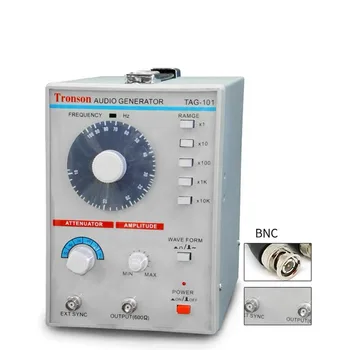 AC 100-240V TAG-101 Žemo Dažnio Audio Signalo Generatoriaus Signalo Šaltinis 10Hz-1MHz