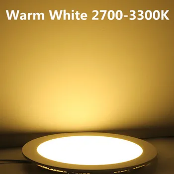 65pcs 25W Pritemdomi LED Panel Šviesos Ultra Plonas Lubų Nišoje Downlight Apvalus LED Spot Light AC85-265V