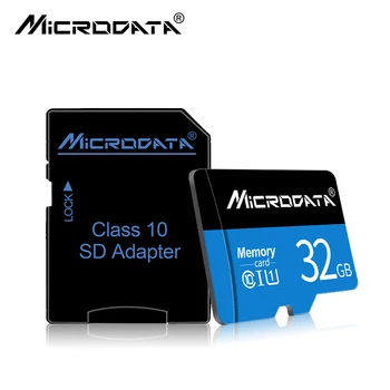 Didelės Spartos Class10 Micro SD TF Kortelė SDHC/SDXC TF 128GB 64GB 32GB 16GB 8GB 4GB Micro SD korteles, Pilna Atminties Kortelių telefoną, planšetinį