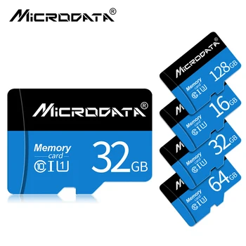 Didelės Spartos Class10 Micro SD TF Kortelė SDHC/SDXC TF 128GB 64GB 32GB 16GB 8GB 4GB Micro SD korteles, Pilna Atminties Kortelių telefoną, planšetinį