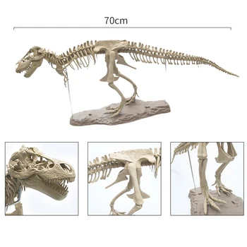 Didelis surinkti dinozaurų iškastinio įspūdį žaislas vaikams modelio, Tyrannosaurus Rex skeleto mokymo vienetų, statyba blokai
