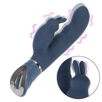 10 Greičio Rabbit Vibratorius Makšties Klitorio Stimuliatorius Sekso Žaislas moterims, G-taško Dildo Vibratorius Suaugusiems Moterų Masturbator