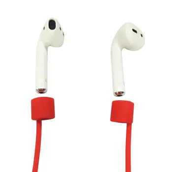 55/77CM auriculares Correa Airpods TWS accesorios kordono antiperdida de cuerda de auriculares Bluetooth Kabelis de silicona Kabelis