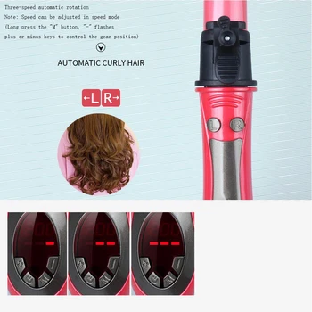 Professional Hair Curler Keramikos Lcd Plaukai Garbanoti Tiesiau Geležies 2 in 1 Naujas Mados Roller Garbanos Lazdelė Dvejoti Stilius Įrankiai 2021