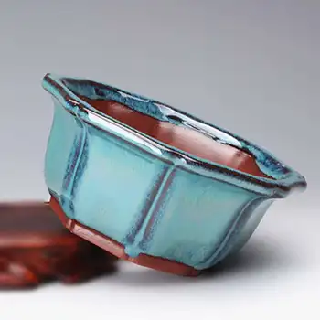 Kinų Stiliaus Bonsai Puodai Kvėpuojantis Keramikos Bonsai Puodai Su Skylėmis Kinų Stiliaus Bonsai Mokymo Vazonas Keramikos Amatai