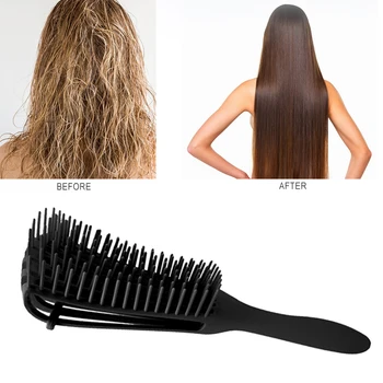 3pcs Medžiaga Hairbrush Garbanotais Plaukais Sklandžiai Teptukų Rinkinys Galvos Masažas Plaukų Šukos Hairbrush Moterų ir Vyrų Salonas Plaukų Šepetys