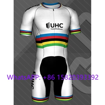 Triatlonas naujas vyrų bicicleta trumpas rankovėmis triko Ciclismo kostiumas Pro komandos UHC dviratį MTB plaukimo veikia Suknelė konkurencijos drabužiai