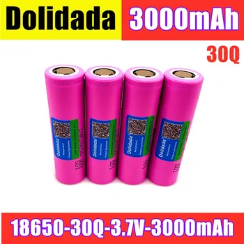 Dolidada 18650-originalą 18650 baterija 3000 mah INR18650 - 30Q 20A li jonų baterija elektroninių cigare